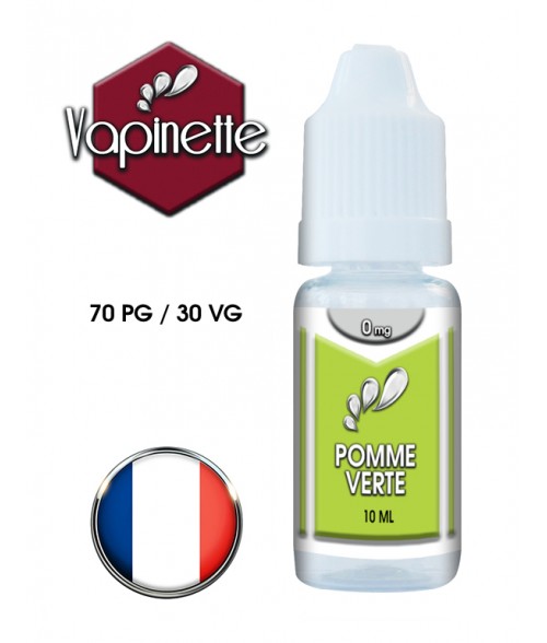 E-liquide Vapinette saveur Pomme verte 70/30