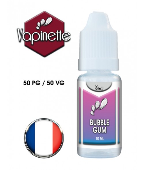 E-liquide Vapinette saveur Bubble Gum 50/50