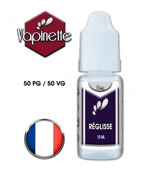 E-liquide Vapinette saveur Réglisse 50/50