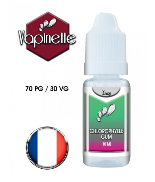 E-liquide Vapinette saveur Chlorophylle Gum 70/30
