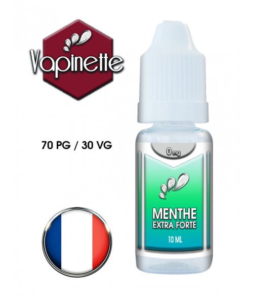 E-liquide Vapinette saveur Menthe Extra Forte 70/30