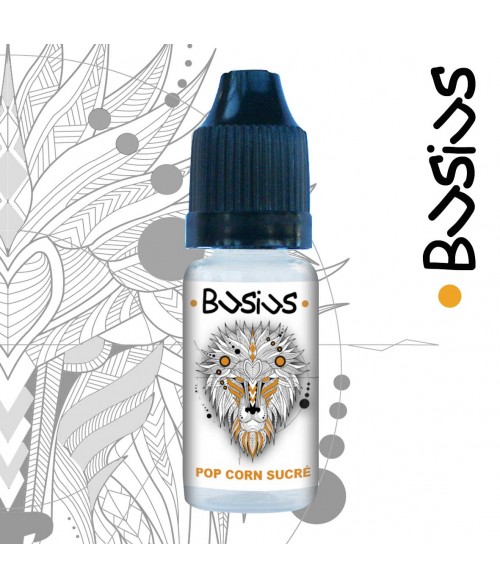 E-liquide Busius saveur Pop Corn Sucré 50/50