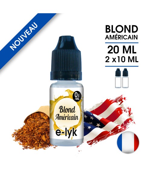 Lot de 2 E-Lyk saveur Blond Américain 70/30