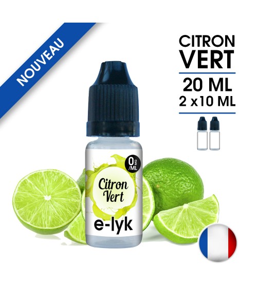 Lot de 2 E-Lyk saveur Citron Vert 70/30