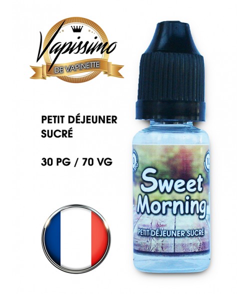E-liquide premium vapissimo Sweet Morning 30/70 pg/vg