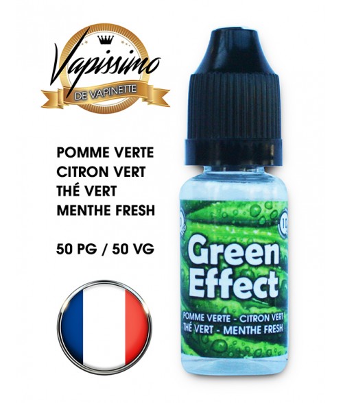 E-liquide premium Vapissimo Green Effect 50/50 pg/vg