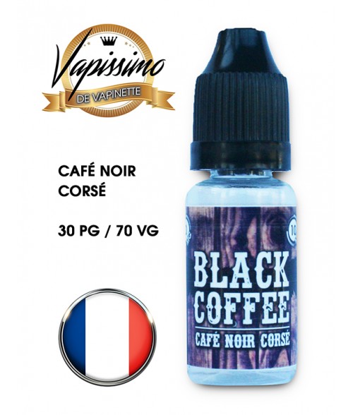 E-liquide premium vapissimo Black Coffee 30/70 pg/vg