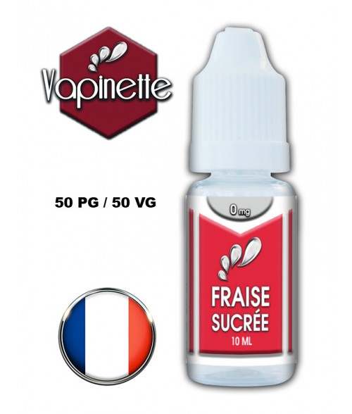E-liquide Vapinette saveur Fraise sucrée 50/50