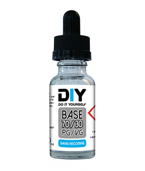 Base DIY sans nicotine 70/30 PG/VG 20 ml