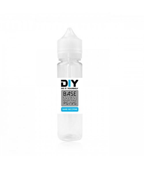 Base DIY sans nicotine 70/30 PG/VG 60 ml