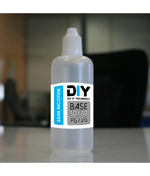 Base DIY sans nicotine 50/50 PG/VG 100 ml