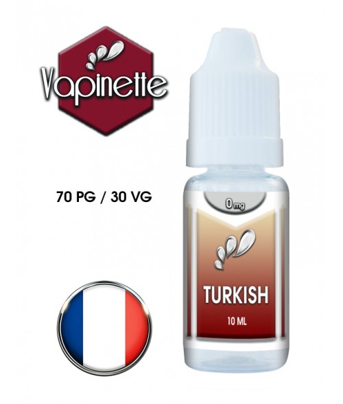 E-liquide Vapinette saveur Turkish 70/30