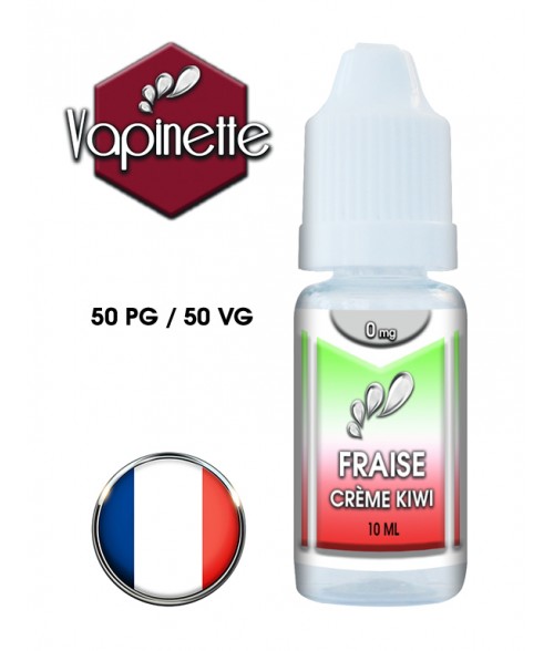 E-liquide Vapinette saveur Fraise Crème Kiwi 50/50
